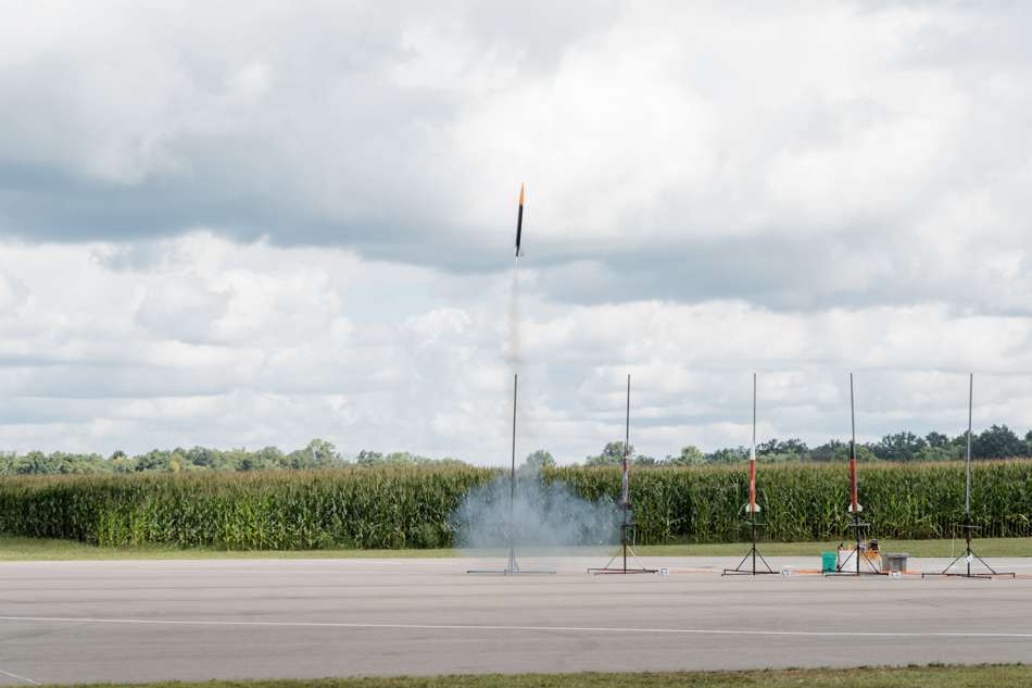 Liftoff at the field