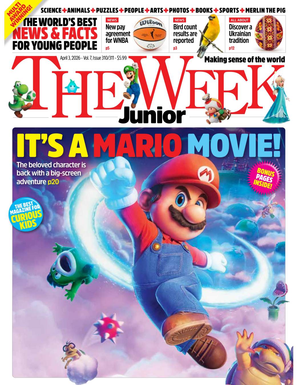 Profiled in The Week Junior - page 1