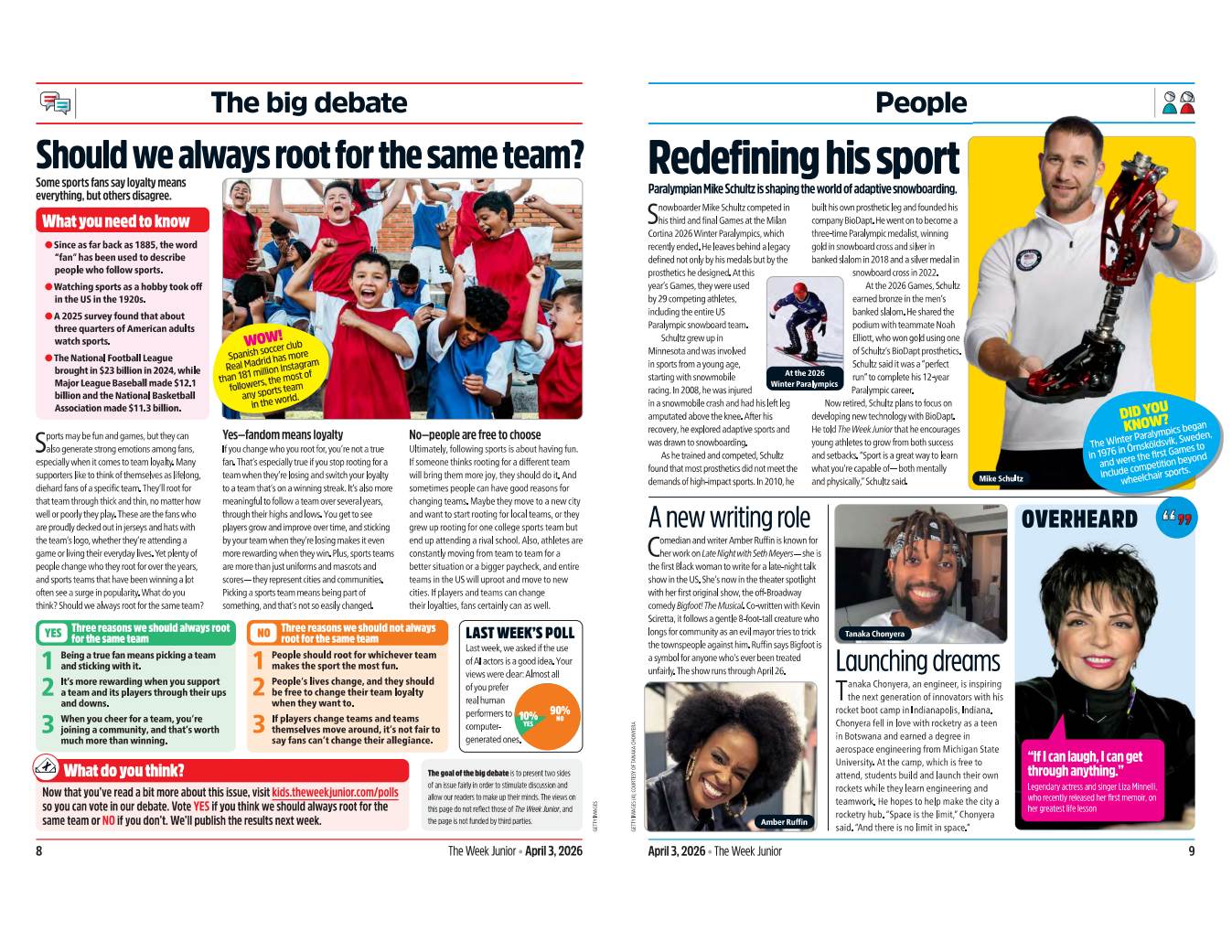 Profiled in The Week Junior - page 2