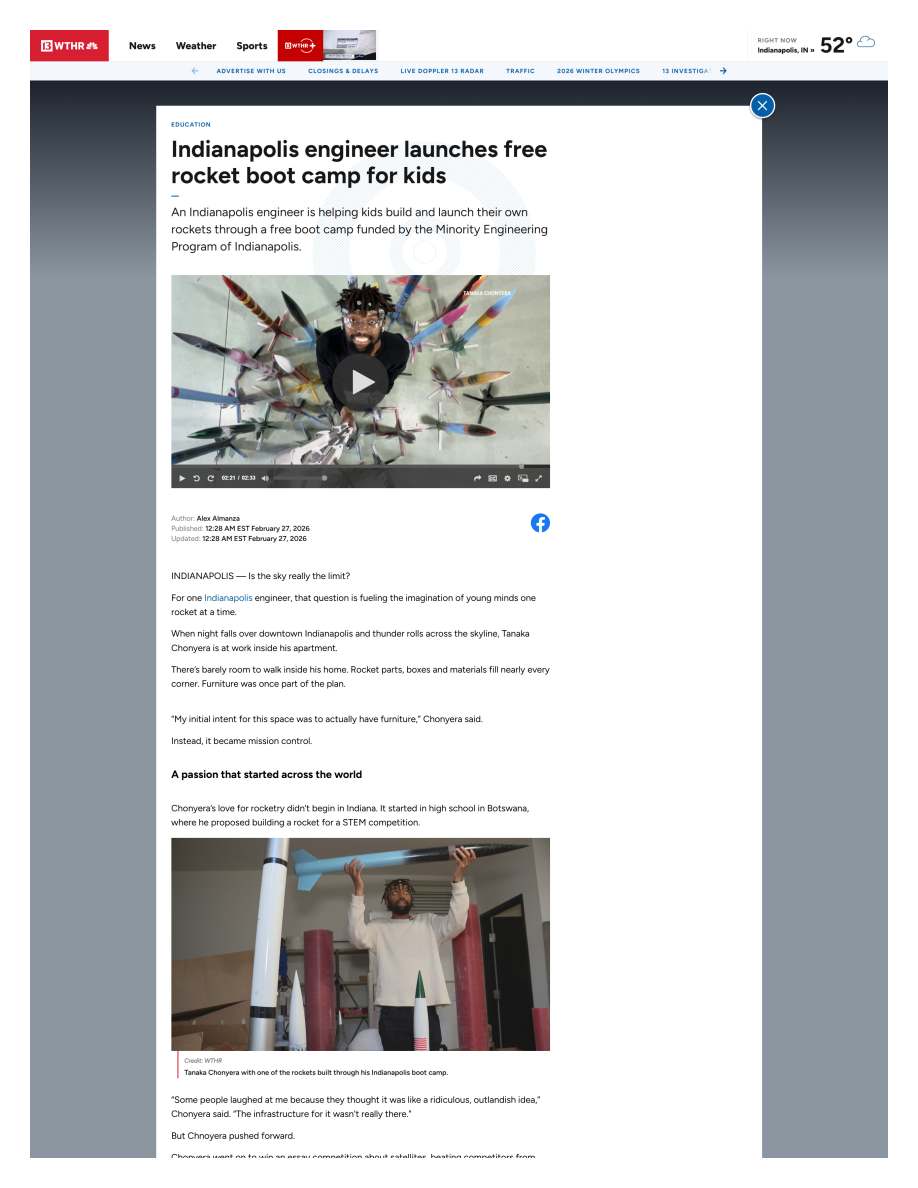 WTHR article capture, page 1